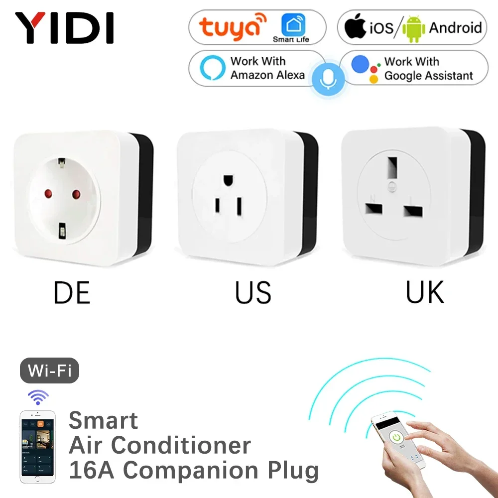 Smart Plug Energy Monitoring Wifi - Stopkontak Pintar WiFi Tuya 16A, Kontrol