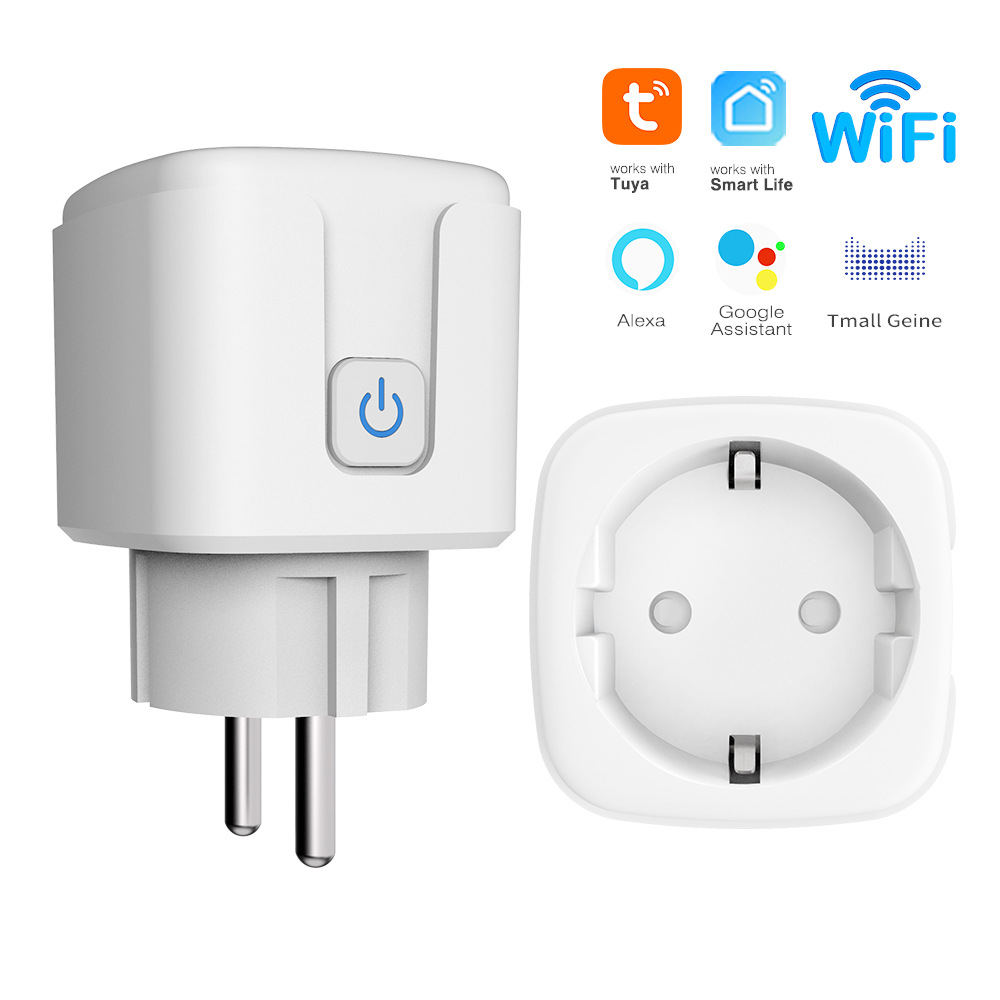 Smart Socket 16A Tuya App - Soket Pintar WiFi Tuya dengan Pemantauan