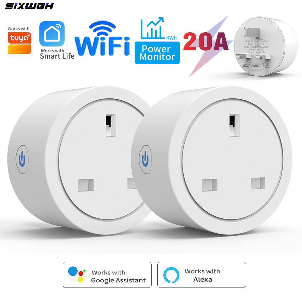 Smart Socket With Timer Countdown - Stop Kontak Pintar WiFi Tuya 20A
