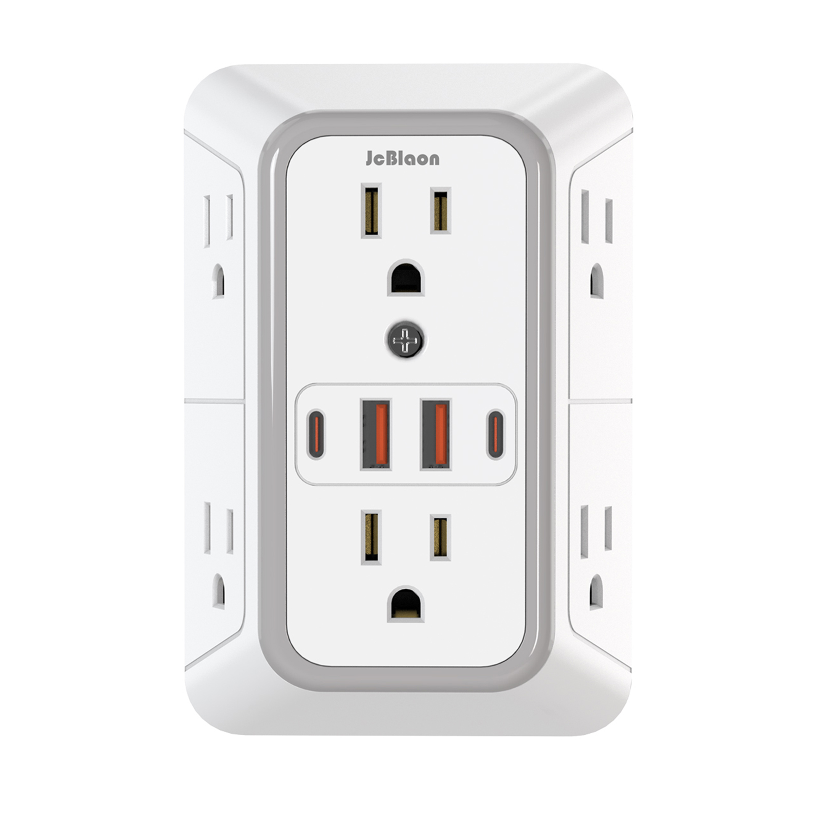 Smart Plug Surge Protector - Stop Kontak Dinding 6 Lubang, 4