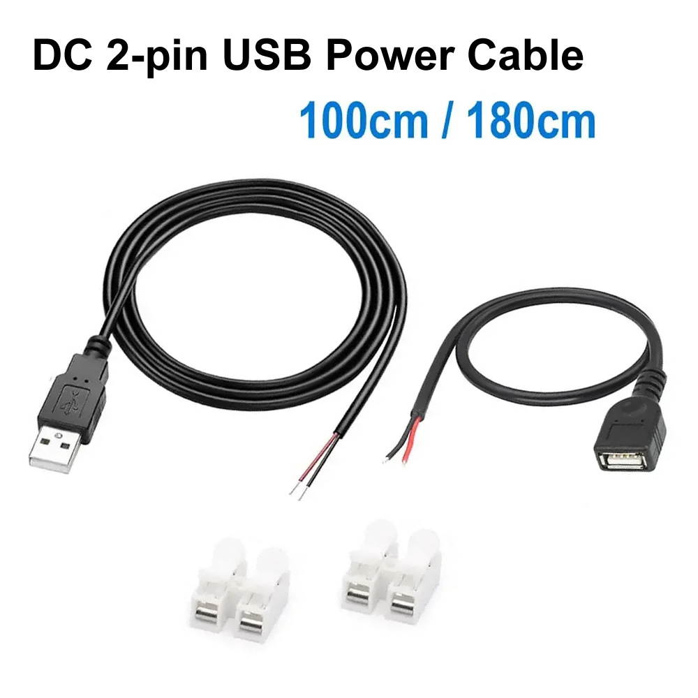 Smart Plug Matter Thread - DC 2-Pin Kabel Daya USB USB