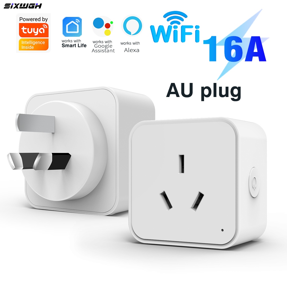 Smart Socket With Timer Countdown - WiFi Tuya Smart Socket Standar AU