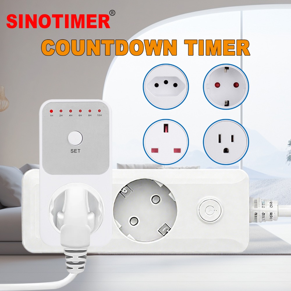 Smart Socket With Timer Countdown - Soket Sakelar Penghitung Waktu Mundur 10