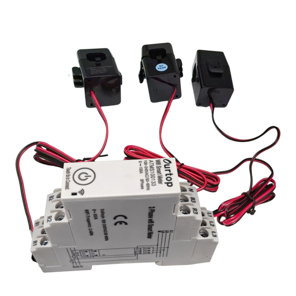 Energy Meter Din Rail Wifi - Meteran Listrik WiFi Pintar Tiga Fasa