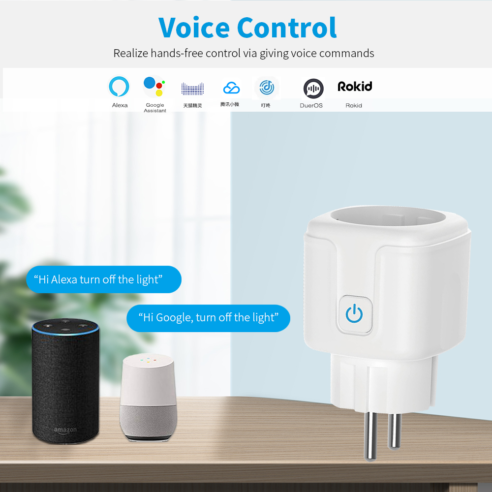 Bekerja Dengan TUYA Smart Plug - Smart Plug Energy Monitoring Wifi ulasan dan harga