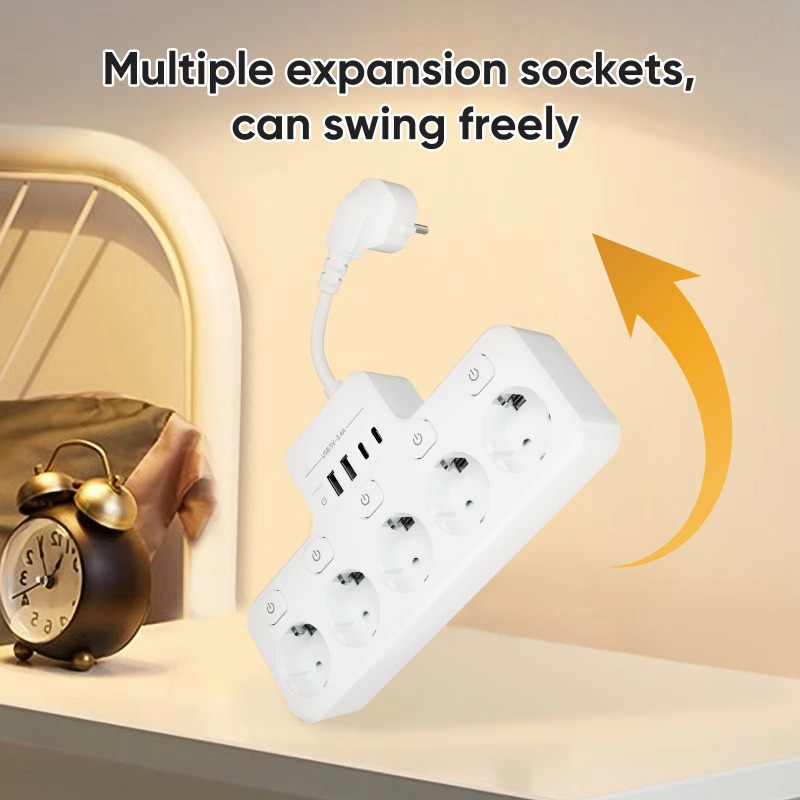 Stopkontak Multi-Fungsi Standa - Smart Power Strip 4 Outlet Usb ulasan dan harga