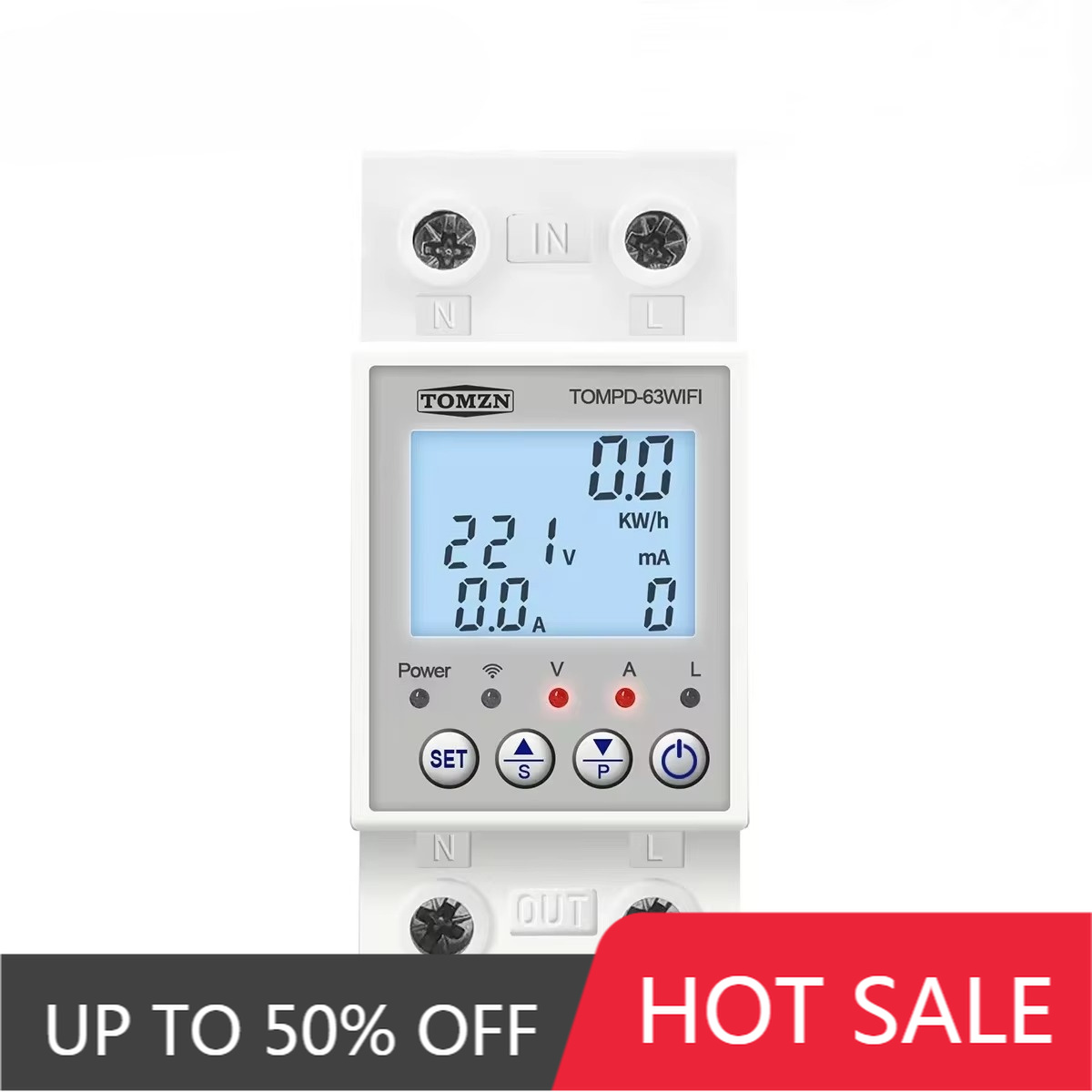 TUYA Smartlife Din Rail Smart  - Energy Meter Din Rail Wifi ulasan dan harga
