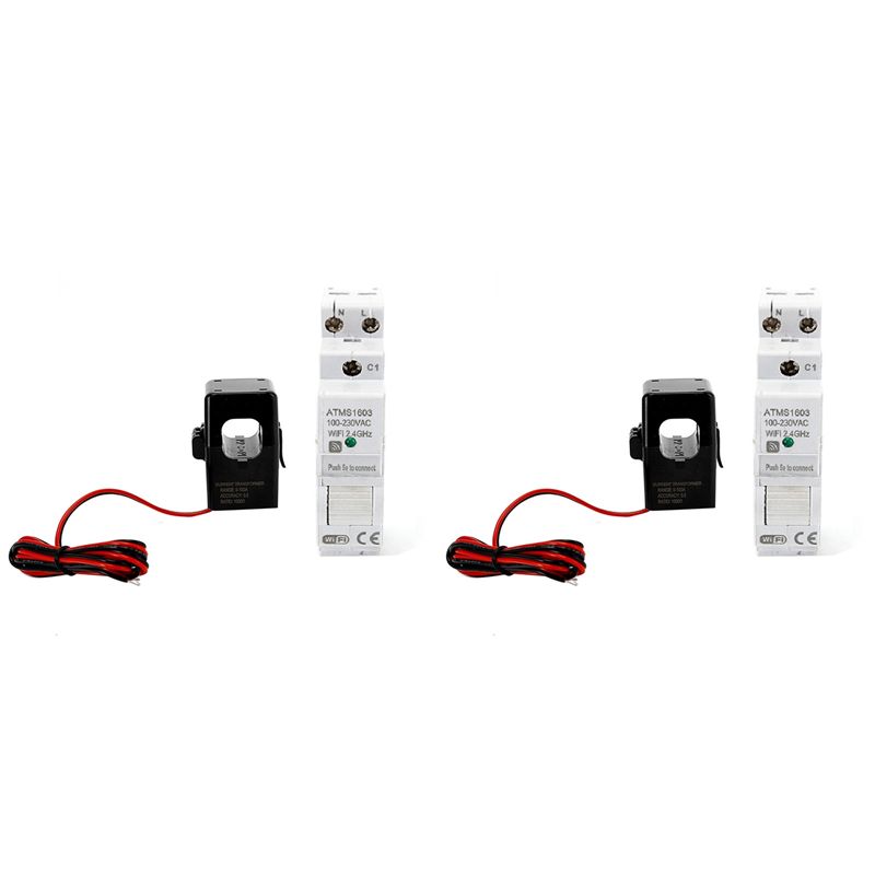ABJI-2X ATMS1603 Tuya Meteran  - Energy Meter Din Rail Wifi ulasan dan harga