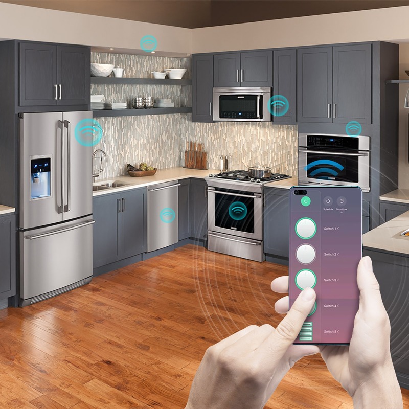 Stop Kontak Pintar Tuya Wifi 4 - Smart Power Strip 4 Outlet Usb ulasan dan harga