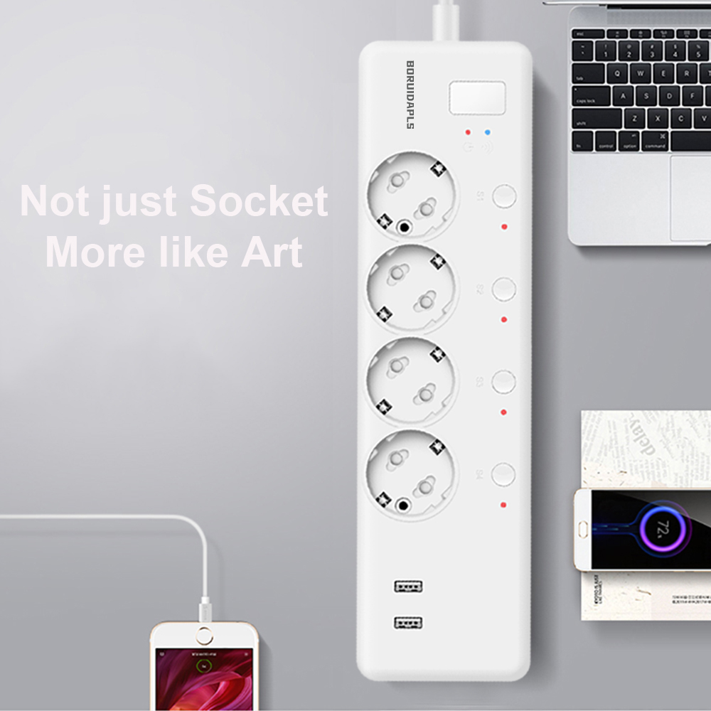 BORUIDAPLS Zigbee Papan Daya M - Smart Plug Matter Thread ulasan dan harga