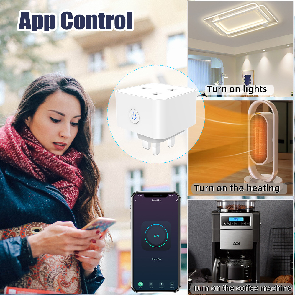 Tuya Smart Socket 16A/20A WiFi - Smart Plug Energy Monitoring Wifi ulasan dan harga