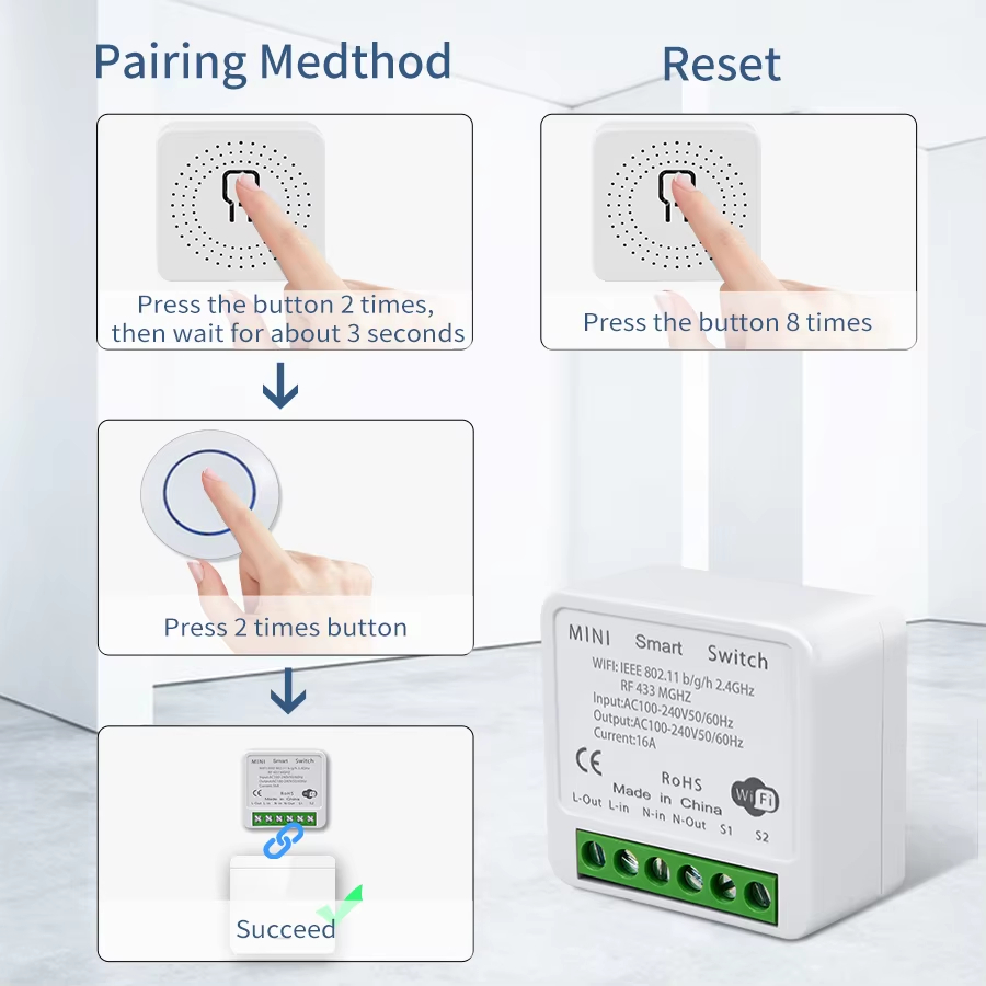 16A RF 433Mhz Nirkabel Tuya Wi - Smart Plug Mini Alexa Google ulasan dan harga