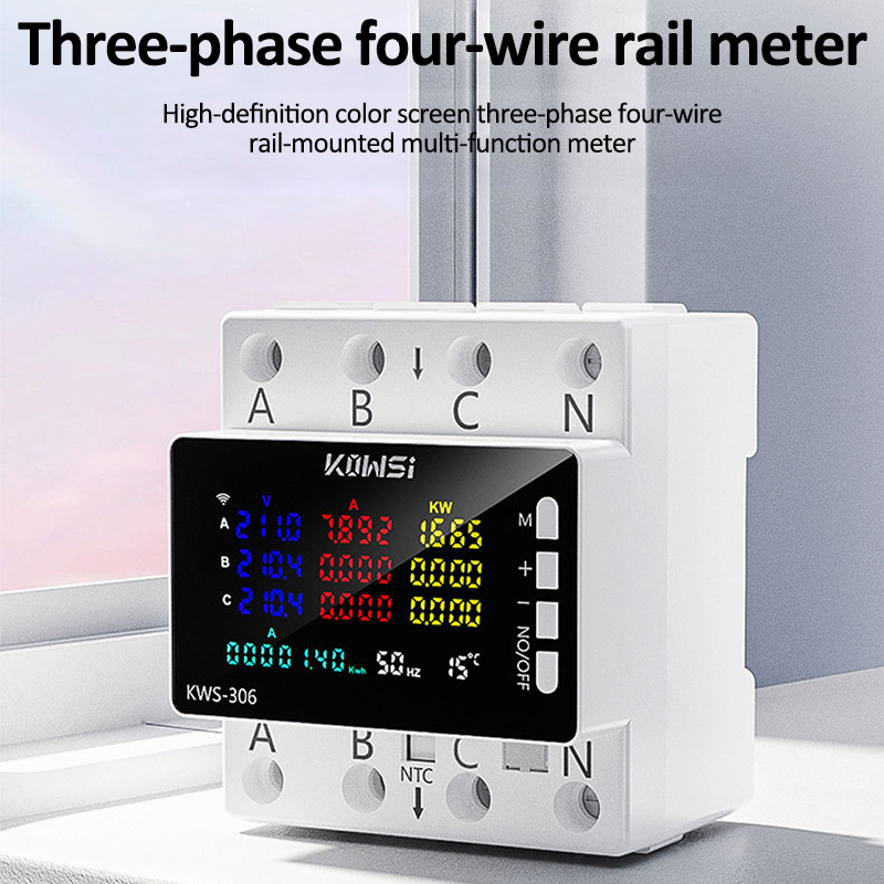 TUYA Wifi Meteran Energi Daya  - Energy Meter Din Rail Wifi ulasan dan harga