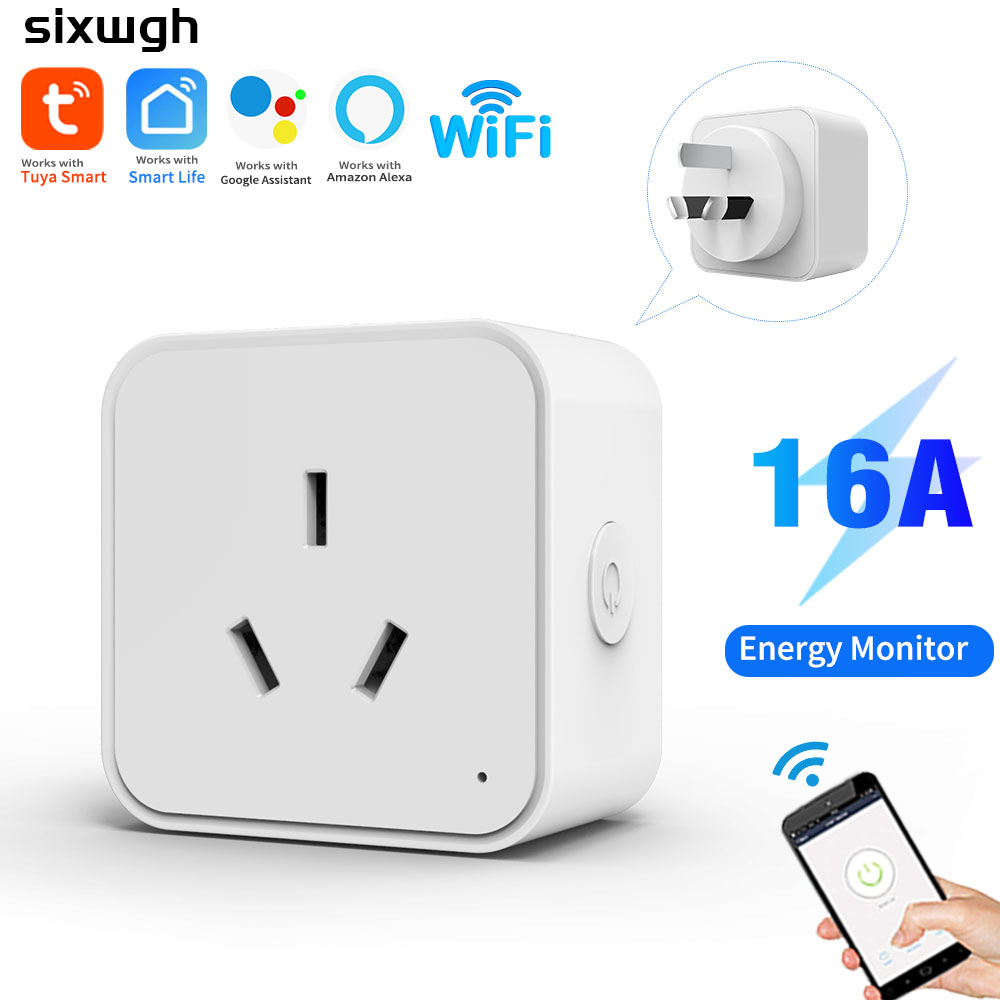 WiFi Tuya AU Standard Smart Pl - Smart Plug Energy Monitoring Wifi ulasan dan harga