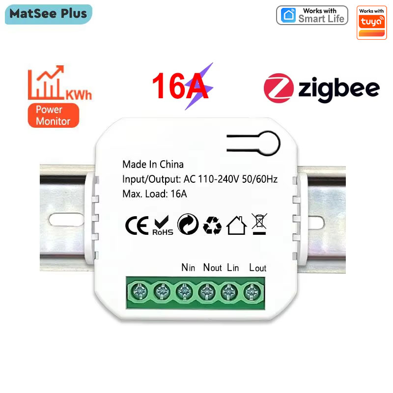Tuya Smart ZigBee Meteran Ener - Smart Plug Zigbee 16A ulasan dan harga