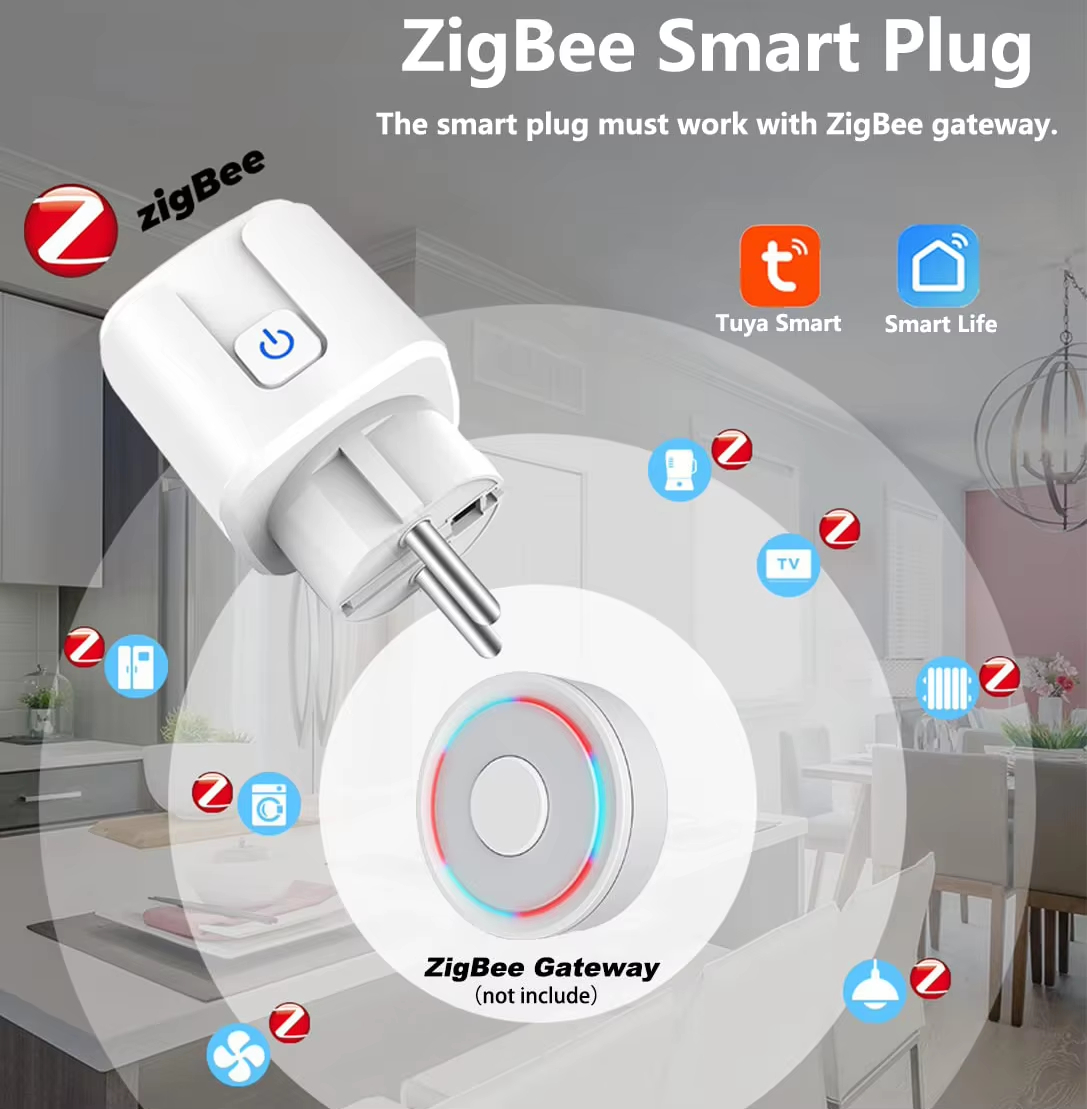 16A/20A Steker Pintar Tuya Zig - Smart Socket 16A Tuya App ulasan dan harga