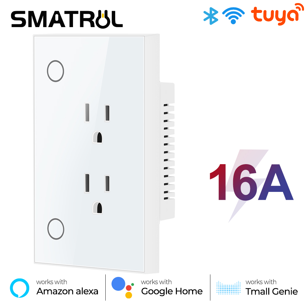 16A Tuya Soket Wifi Soket Us P - Smart Plug Energy Monitoring Wifi ulasan dan harga
