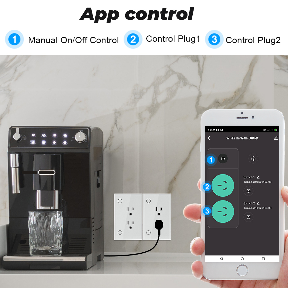 16A Tuya Soket Wifi Soket Us P - Smart Plug Energy Monitoring Wifi ulasan dan harga