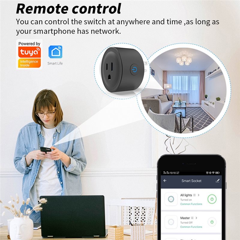 Stop Kontak Pintar WIFI WCS-TU - Smart Plug Energy Monitoring Wifi ulasan dan harga