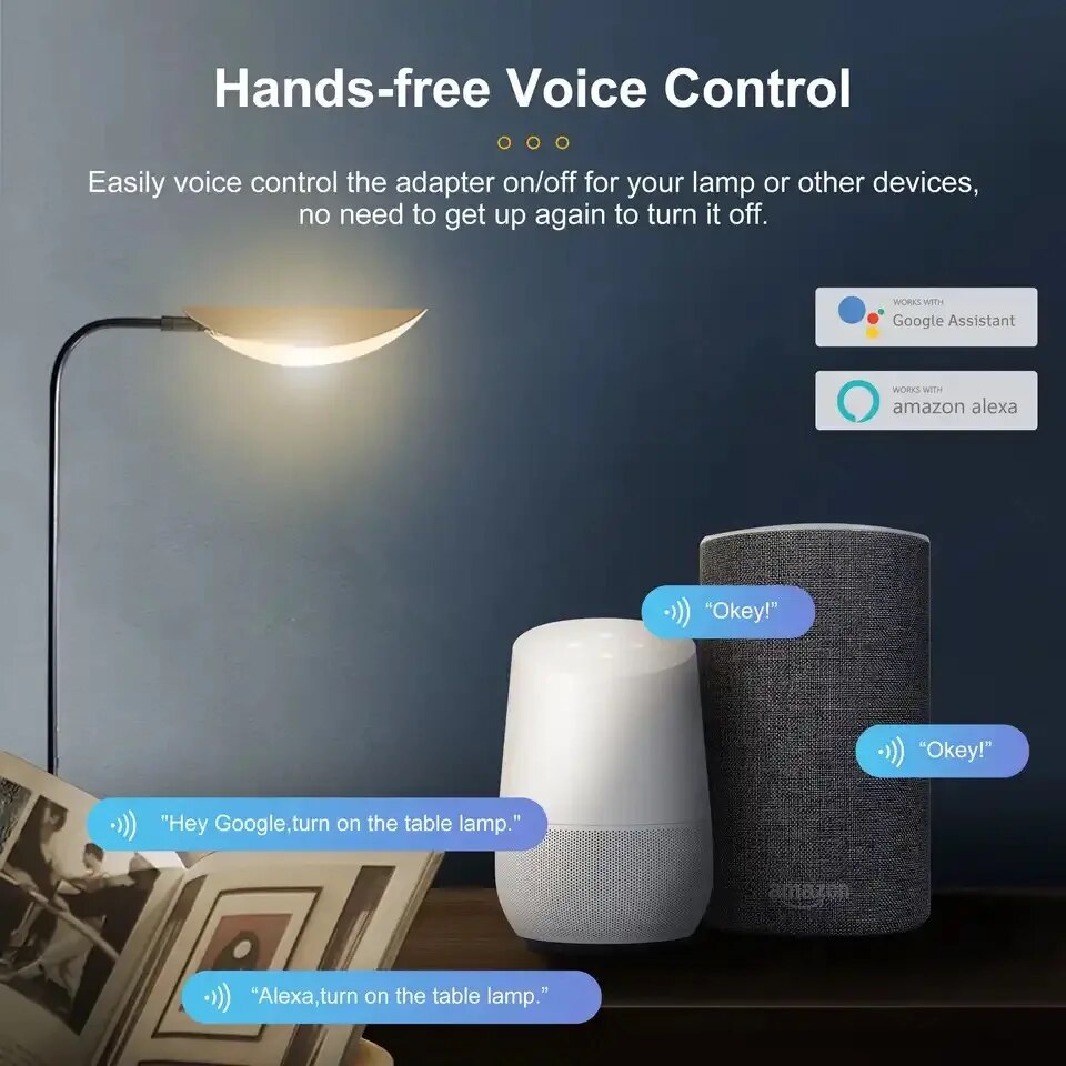 Adaptor USB Cerdas 5V, Adaptor - Smart Plug Mini Alexa Google ulasan dan harga