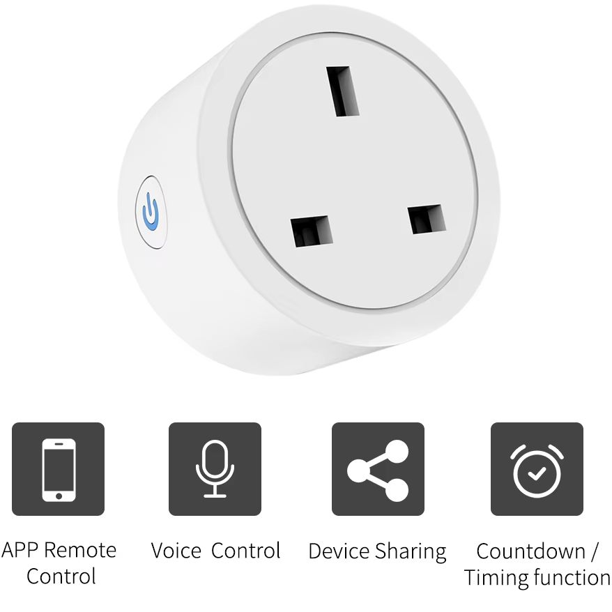 Stop Kontak Mini Pintar Wifi U - Smart Plug Mini Alexa Google ulasan dan harga