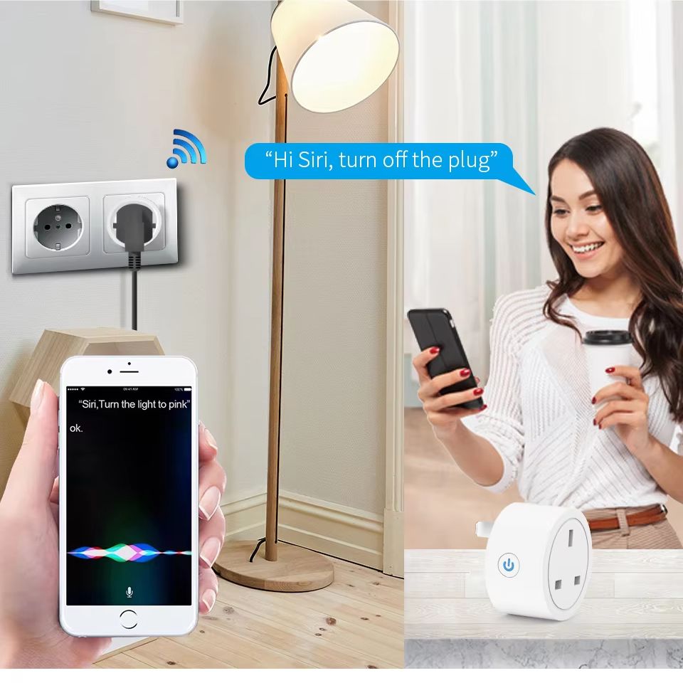 Stop Kontak Mini Pintar Wifi U - Smart Plug Mini Alexa Google ulasan dan harga