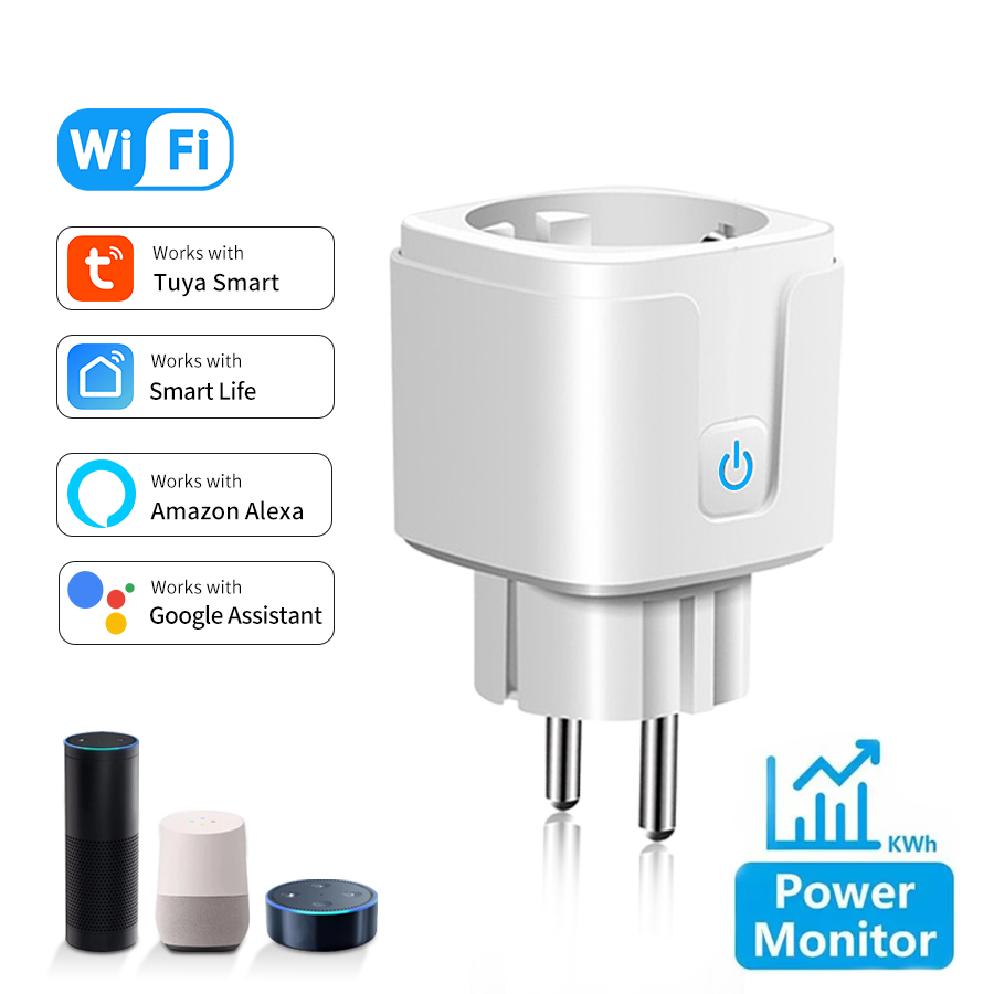 Soket pintar Tuya colokan pint - Smart Socket 16A Tuya App ulasan dan harga