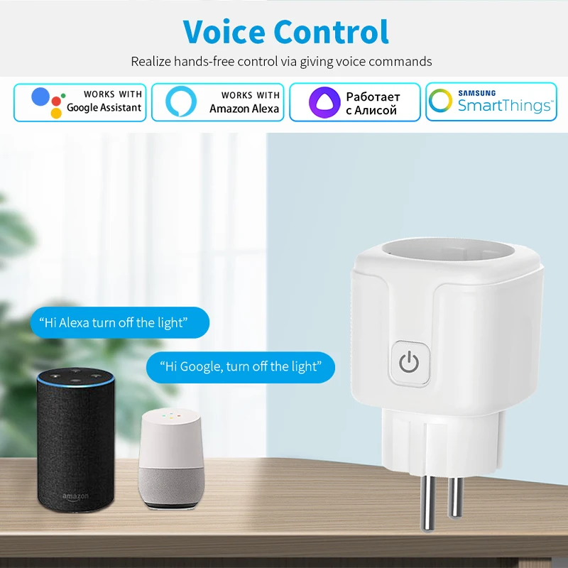 Soket pintar Tuya colokan pint - Smart Socket 16A Tuya App ulasan dan harga