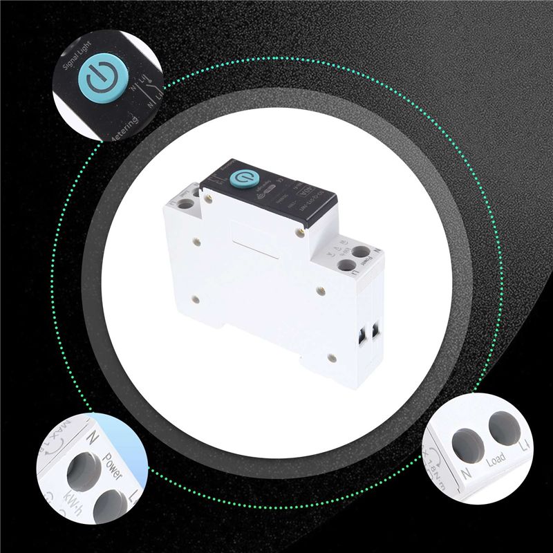 【DISKON TERBATAS】Meteran Energ - Energy Meter Din Rail Wifi ulasan dan harga